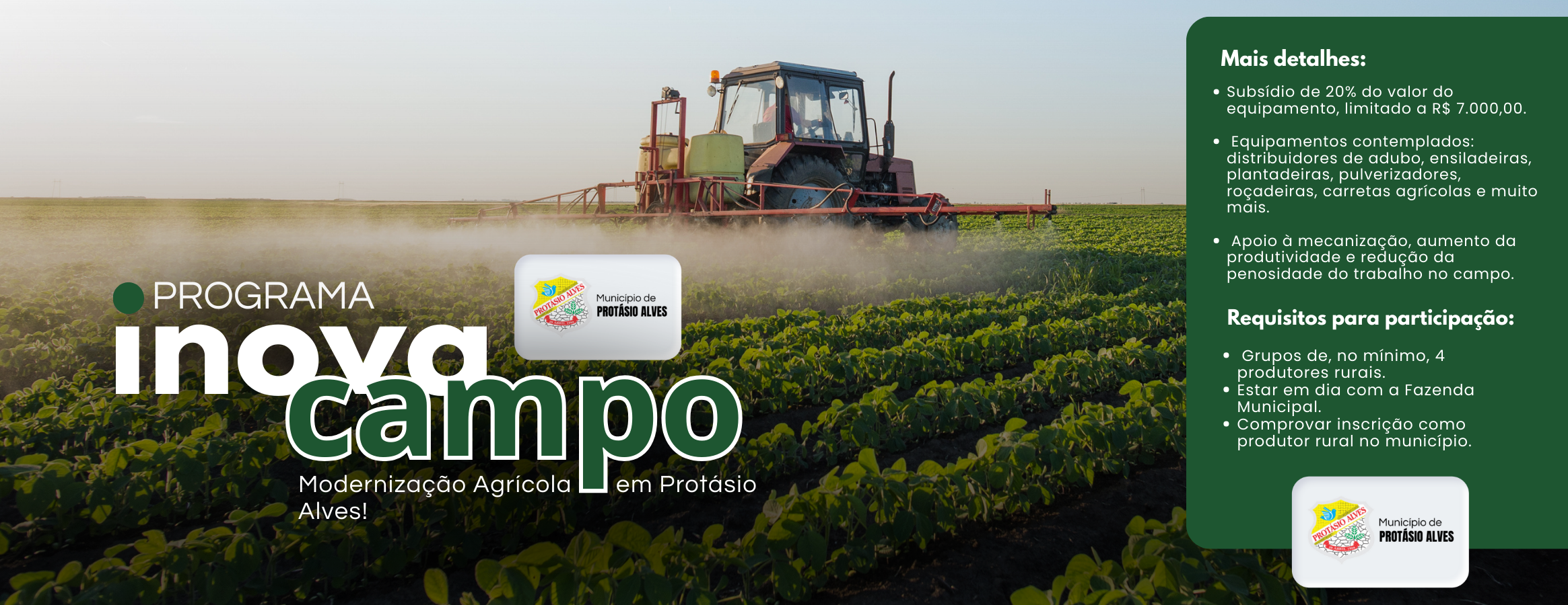 Equipamentos AgrÃ­colas - Lei
